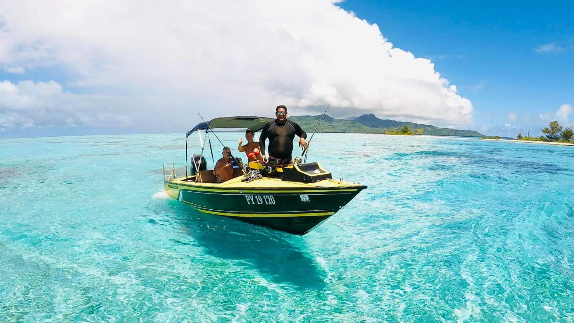 Mara'Ai Le Spot Tubuai, Chambre Triple Deluxe Mahu Sdb Privee Avec Piscine Mataura ภายนอก รูปภาพ